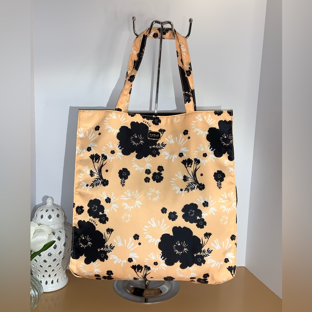 Furla Digit Toni Large Nylon Tote Handbag NWOT